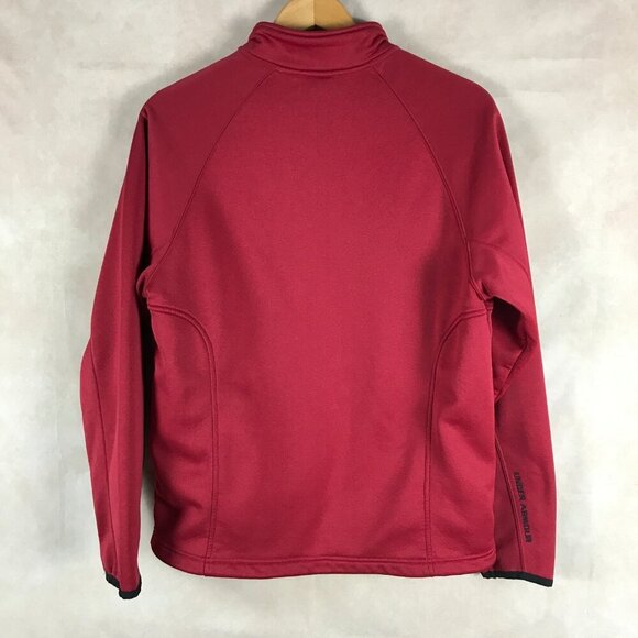Men's UNDER ARMOUR Red Zip Front Fleece Jacket Small - Picture 4 of 7